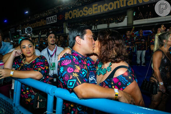 Carnaval 2024: Fabiana Karla deu beijo no namorado