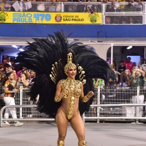 Mileide Mihaile foi rainha de bateria do carnaval 2024 da Independente Tricolor, rebaixada após a apuração