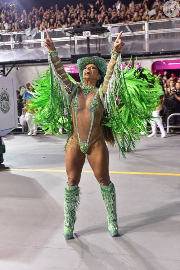 Carnaval 2024: Viviane Araújo optou por desfilar no Salgueiro nas Campeãs em 17 de fevereiro de 2024. Os horários da Mancha Verde e da escola carioca são quase os mesmos