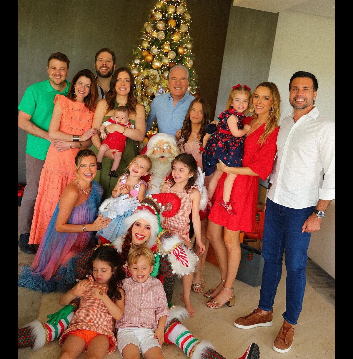 Foto Roberto Justus Reuniu Mulher Filhos Genros Nora E Netos No Natal De Purepeople