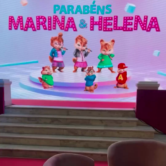 Ivete Sangalo comemorou o aniversário das filhas gêmeas, Marina e Helena, com uma festa luxuosa nesta terça-feira (27)