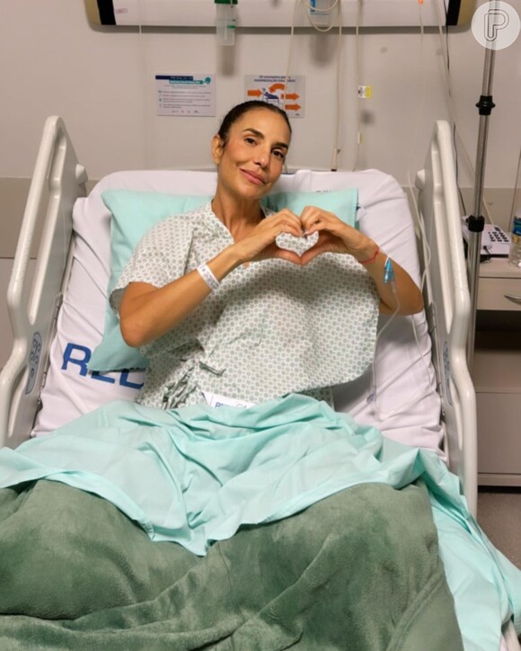 Ivete Sangalo foi internada em um hospital após o Carnaval por conta de uma pneumonia