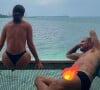 Paolla Oliveira faz topless nas Maldivas e volume suspeito de Diogo Nogueira rouba a cena na web. Veja!