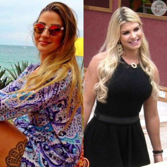 Aline, de 24 anos, e Júlia, de 23, vão disputar a 14ª vaga no 'Big Brother Brasil 15'