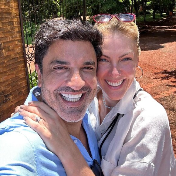 Ana Hickmann e Edu Guedes assumiram o namoro nesta terça-feira (12), após cerca de dois meses de muita especulação