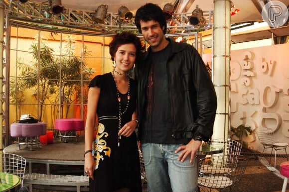 Renzo Di Marco (Daniel Del Sarto) e Natasha (Marjorie Estiano) em temporada de Malhação