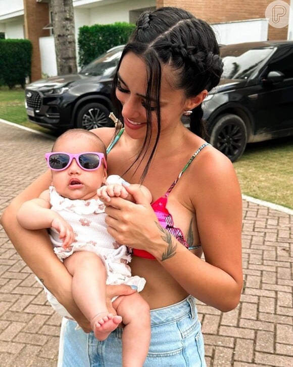 Mavie é a primeira filha de Bruna Biancardi