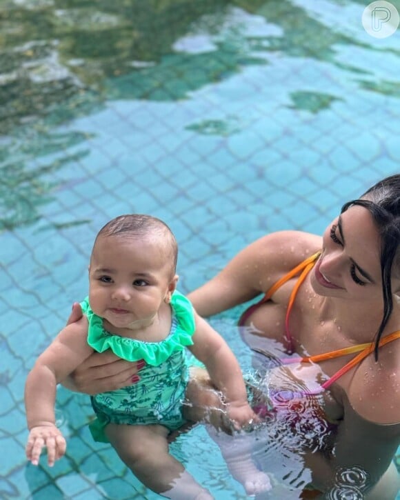 Bruna Biancardi revela detalhes de introdução alimentar da sua filha com Neymar Jr., Mavie: 'Cada dia a gente dá duas frutas'