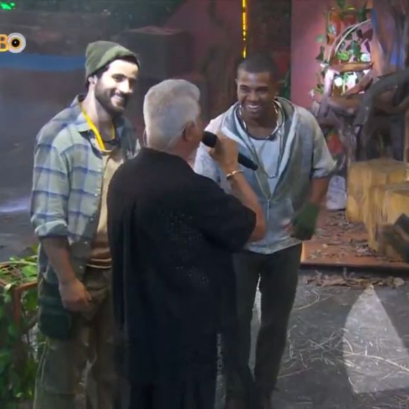 Lulu Santos interagiu com todos os brothers na festa do 'BBB 24'