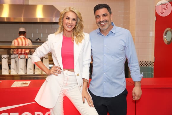 Edu Guedes e Ana Hickmann assumiram o namoro em março de 2024 após rumores. Casal se conheceu em 2004 na Record