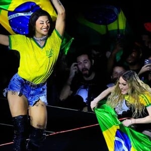 Madonna carregou as cores do Brasil com Pabllo Vittar