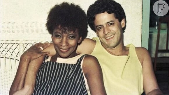 Zezé Motta foi apaixonada por Marcos Paulo, com quem contracenou em 'Corpo a Corpo' (TV Globo)