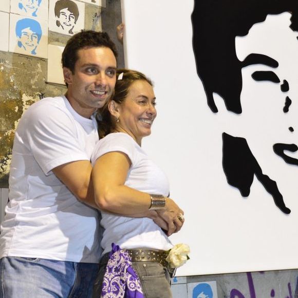 Cissa Guimarães com João e Thomaz, seus filhos com Paulo César Pereio