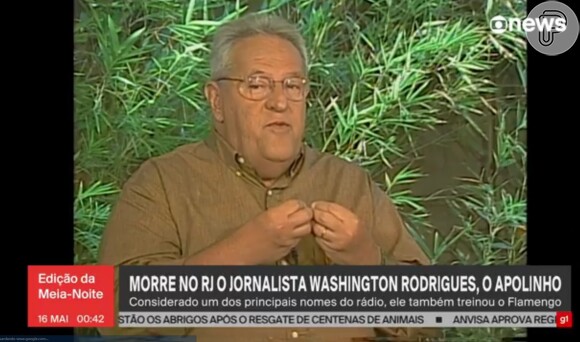 Apolinho, Washington Rodrigues foi colunista do jornal 'Meia-Hora'