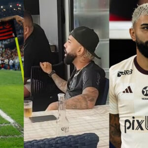 Gabigol estava entre amigos quando uma foto sua, com a camisa do Corinthians, viralizou