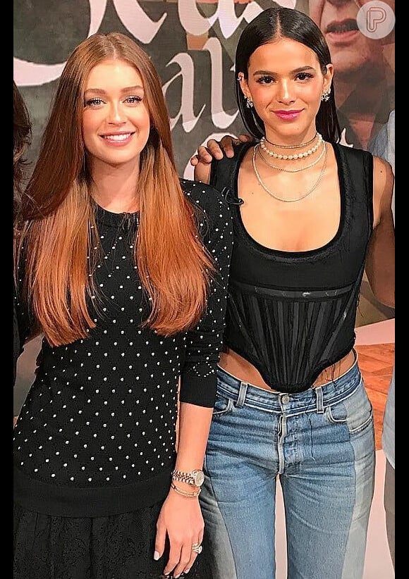 Bruna Marquezine e Marina Ruy Barbosa já negaram qualquer rivalidade, mas reforçaram que a amizade não deu certo