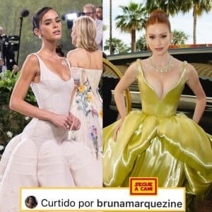 Bruna Marquezine deu like em uma foto de Marina Ruy Barbosa no Instagram