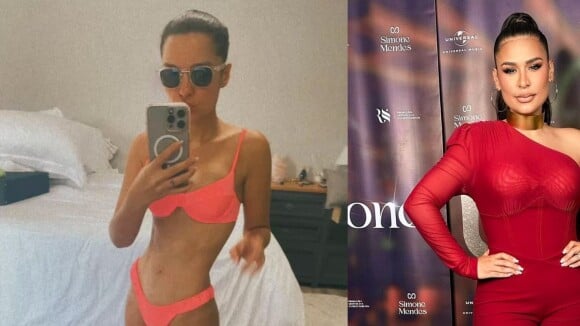 'Tem que respeitar': Maiara recebe provocação de Simone Mendes após exibir corpo magrinho em fotos de biquíni e reage na web