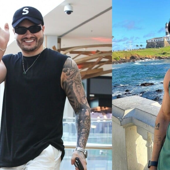 Segundo a colunista Fábia Oliveira, Laéllyo Mesquita e Lucas Souza namoraram 6 meses antes de 'A Fazenda'