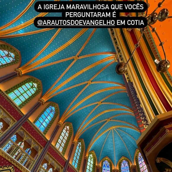 A igreja imponente do batizado da filha de Neymar e Bruna Biancardi