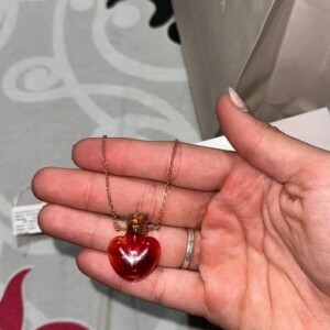 Arthur Urach deu para a namorada, Gabi Ayala, um colar contendo o próprio sangue