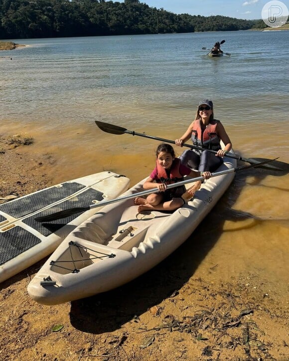 Ticiane Pinheiro encantou seguidores neste sábado (15) ao publicar uma série de fotos de uma viagem familiar para um resort luxuoso no interior de São Paulo