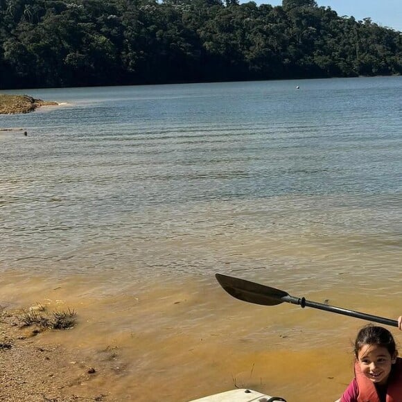 Ticiane Pinheiro encantou seguidores neste sábado (15) ao publicar uma série de fotos de uma viagem familiar para um resort luxuoso no interior de São Paulo