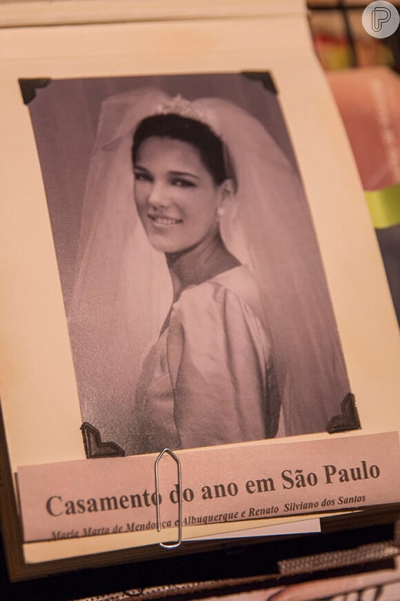 Maria Marta (Adriana Birolli/Lilia Cabral) se casou com Silviano (Othon Bastos) na novela 'Império', no passado