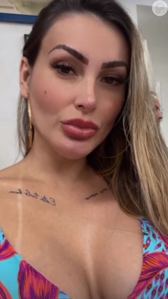 Andressa Urach vive uma pendência judicial com a Igreja Universal. Ela quer reaver o patrimônio de R$ 2 milhões que doou à empresa