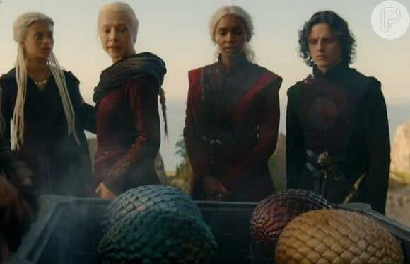 Último episódio de 'House of The Dragon' mostra Rhaenyra mandando quatro ovos de dragão para o Vale com o objetivo de mantê-los em segurança