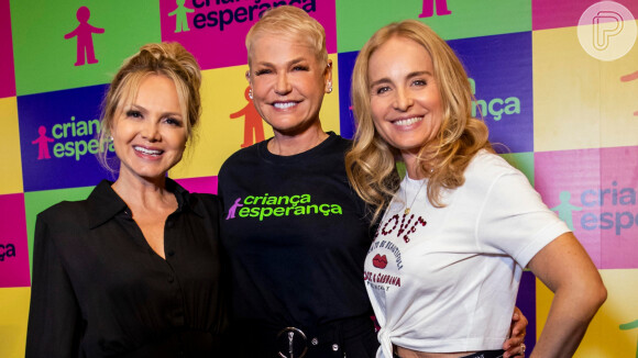 Xuxa incentivou aproximação entre Angélica e Eliana. Atualmente, as amigas estão juntas na TV Globo