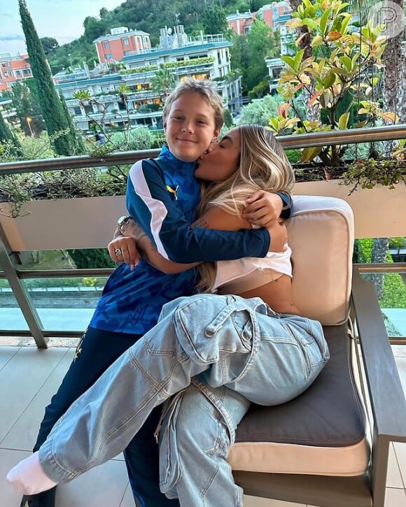 Rafaella Santos com Davi Lucca, primeiro filho de Neymar