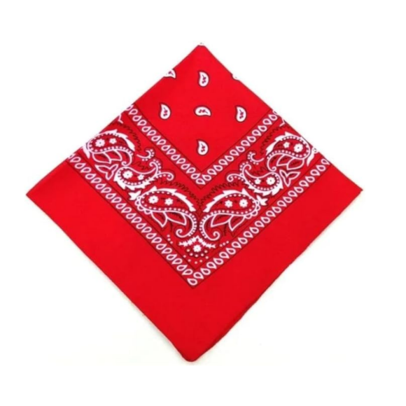 Bandana Lenço Quadrado Estampada Cowboy