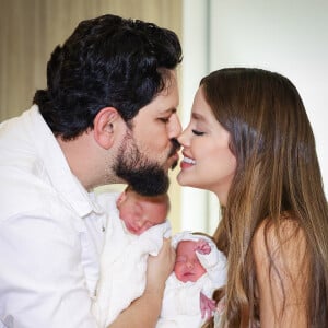 Sorocaba e Biah Rodrigues aumentaram a família com o nascimento de Angelina e Zion