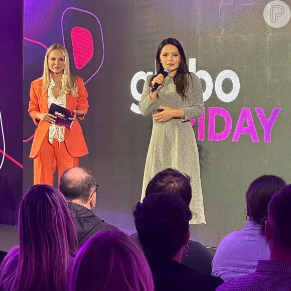 Eliana esteve em um evento para apresentar o novo formato da atração ao mercado publicitário: 'Mais um dia feliz aqui na TV Globo'