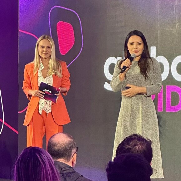 Eliana esteve em um evento para apresentar o novo formato da atração ao mercado publicitário: 'Mais um dia feliz aqui na TV Globo'