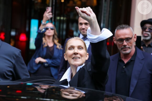 Céline Dion chegou em Paris recentemente