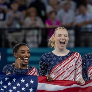 Simone Biles venceu a final por equipes nas Olimpíadas de Paris 2024