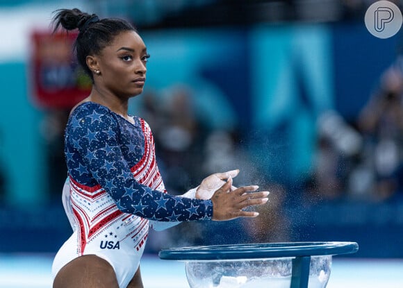 "Não enche o meu saco por causa do meu cabelo", disparou Simone Biles, desabafando sobre o calor que está fazendo em Paris