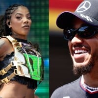 Faltou aula de inglês! Ludmilla comete gafe com tradutor e leva invertida de Lewis Hamilton