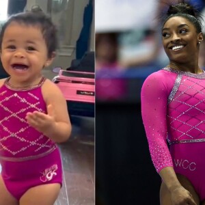 A sobrinha de Simone Biles também recriou os collants da ginasta fora das Olimpíadas de Paris 2024