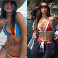 Sobreposição com três biquínis está na moda? Nova tendência conquista Bianca Andrade, Tyla e mais famosas. Veja fotos!