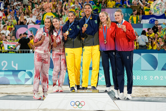 Dupla de vôlei de praia feminino levou terceiro ouro para o Brasil nas Olimpíadas 2024