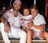 Mavie e Davi Lucca também usaram looks com a mesma estampa de Neymar