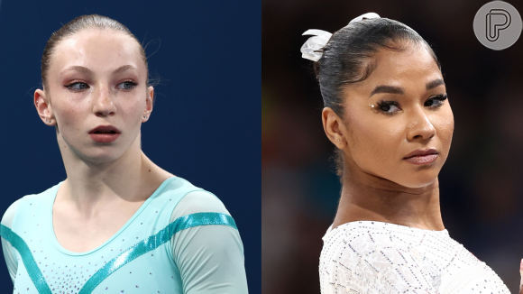 '...respeitassem o regulamento': Jordan Chiles ganha recado da ginasta romena Ana Barbosu após perder medalha de bronze