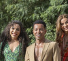 Meire (Malu Galli), Natasha ( Galba Gogóia), Jorge/Janaína ( Bianca Dellafancy), Maitê (Gabriela Loran) e Décio (Miguel Rômulo) no casamento de Buba (Gabriela Medeiros)