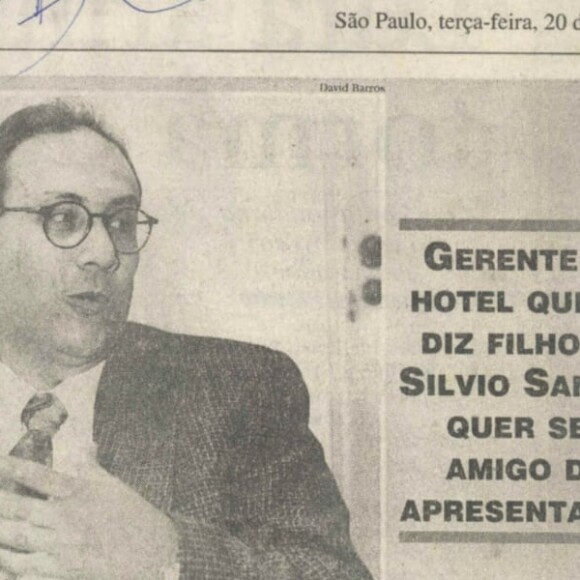 Hugo Sérgio Marques entrou com um processo na 2ª Vara de Família do Fórum de Santo Amaro, em São Paulo, alegando ser filho do comunicador