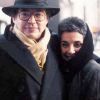 Em foto de arquivo, Suzana de Moraes ao lado do amigo e maestro Tom Jobim, parceiro de canções com o seu pai, o poeta Vinícius de Moraes
