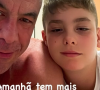 Alexandre Correa disse que não teimou e respeitou a decisão do filho de não tirar foto com ele