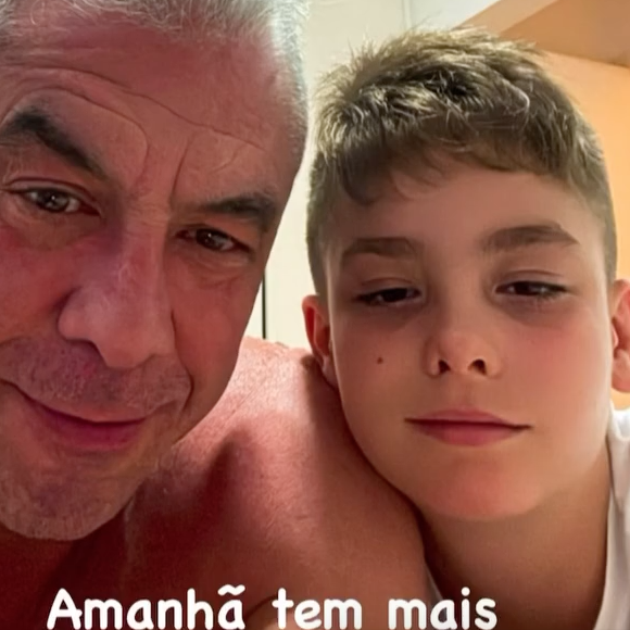 Alexandre Correa disse que não teimou e respeitou a decisão do filho de não tirar foto com ele